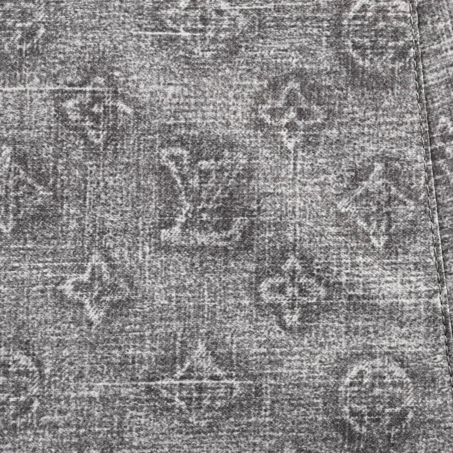 Louis Vuitton/Louis Vuitton all-over presbyopia digital print leather lapel jacket